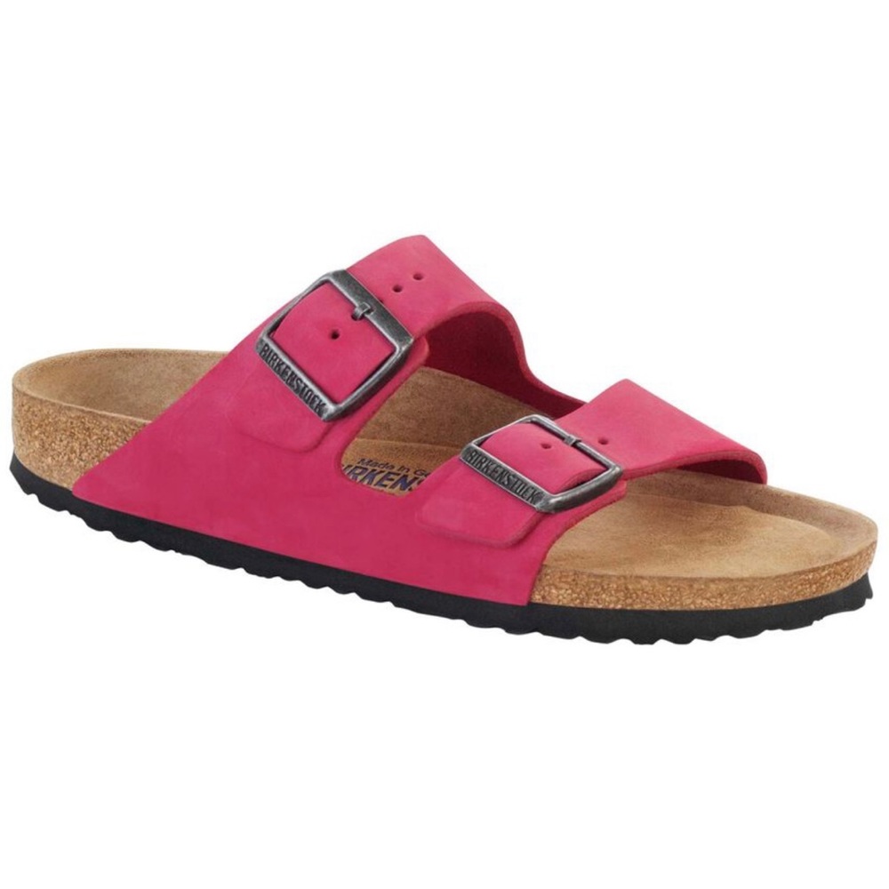 Leather Pink Birkenstocks